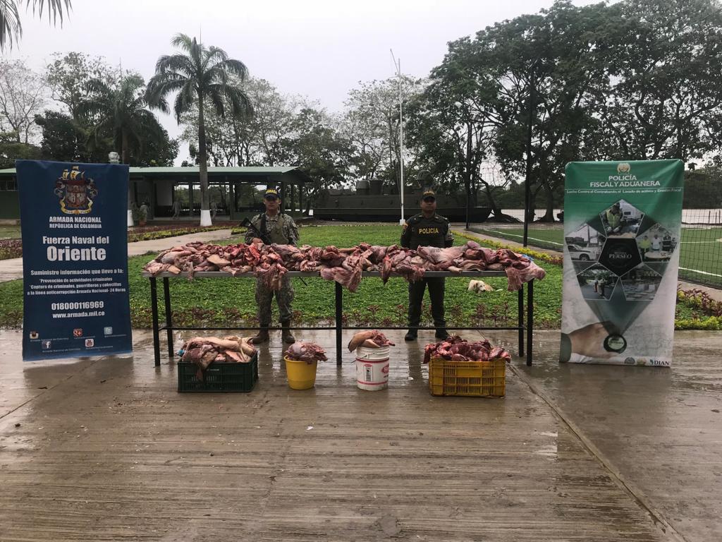 Polfa Arauca decomisó artículos de contrabando por valor superior a los 8 millones de pesos
