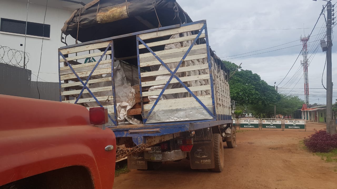 Contundente golpe al tráfico ilegal de madera en el Meta