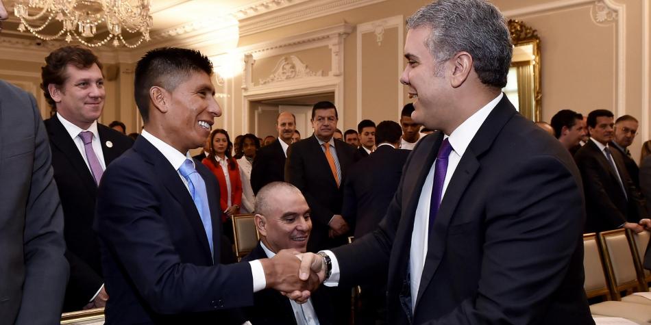 Nairo y Yepes pidieron al presidente mas control a los recursos del Deporte