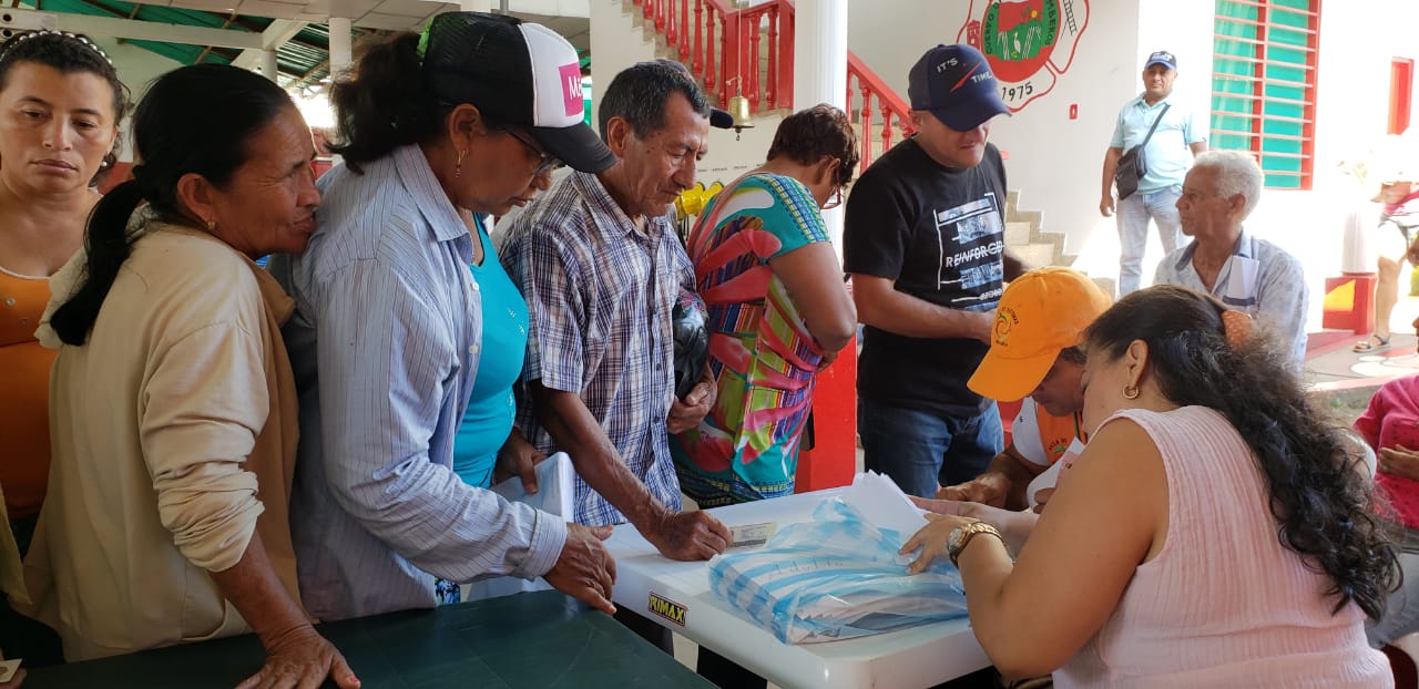 Fueron entregados 7.270 litros de leche a familias vulnerables.