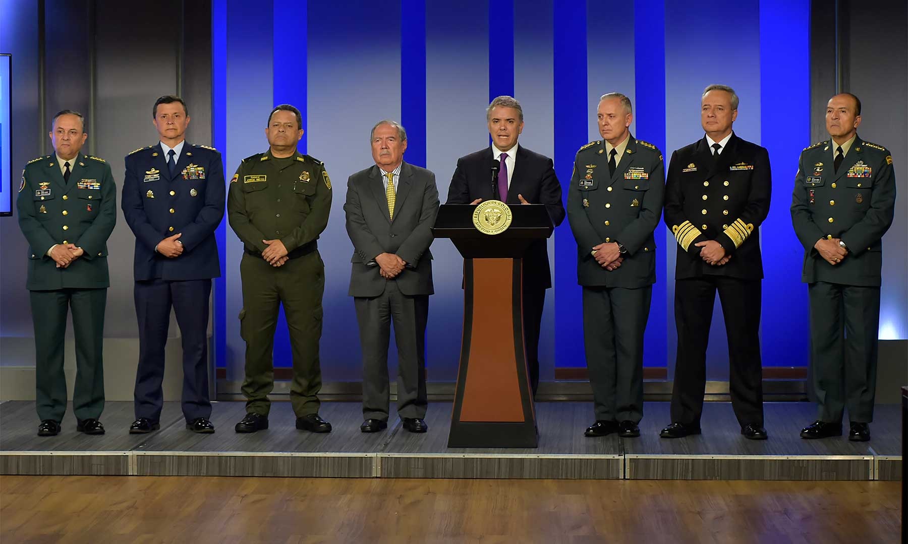 Presidente Duque anunció nueva cúpula Militar y de Policía