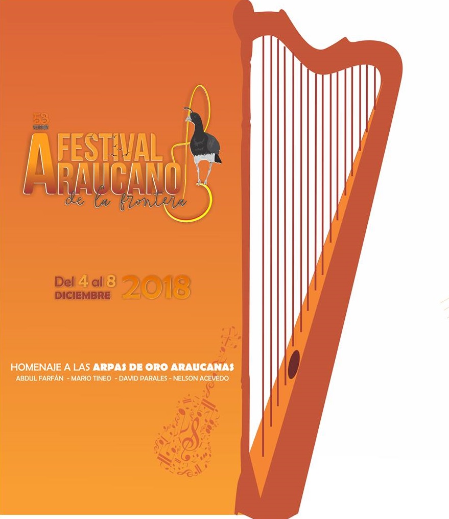Festival Araucano de la Frontera y homenaje a arpistas, es apoyado por gobierno departamental