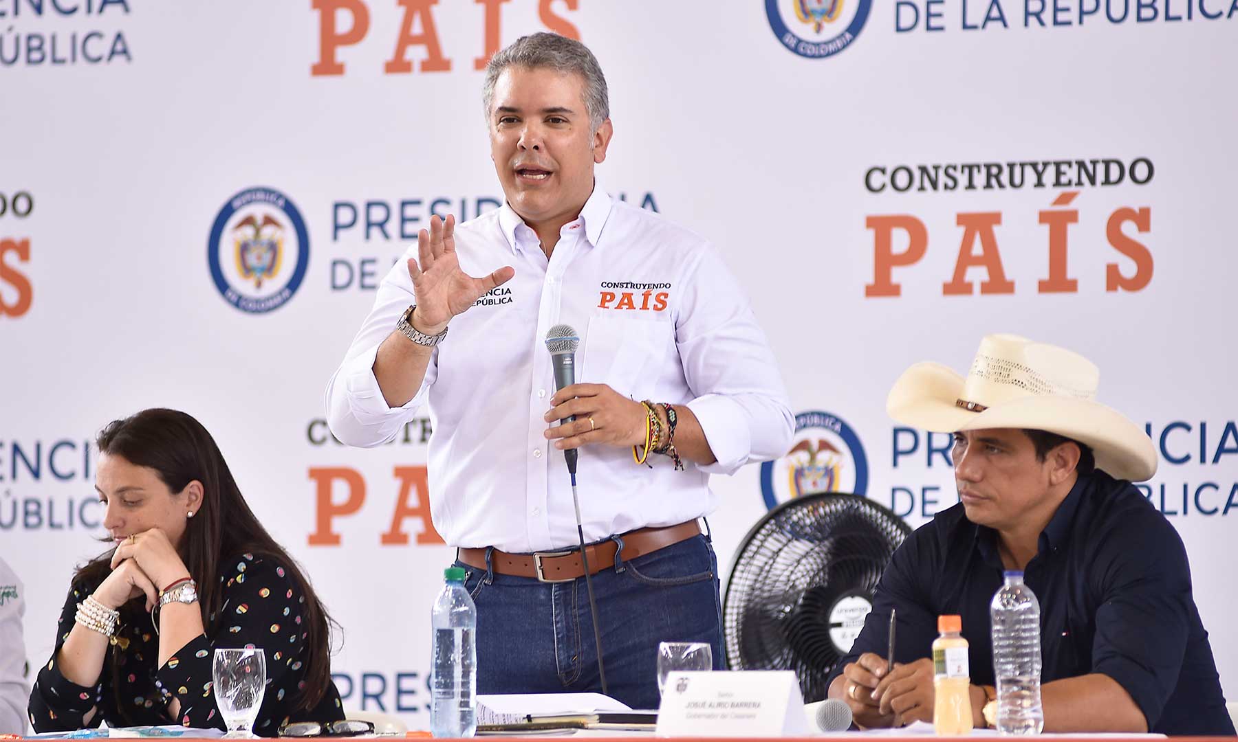 Presidente Duque invita a los colombianos a ahorrar energía y agua ante fenómeno del Niño