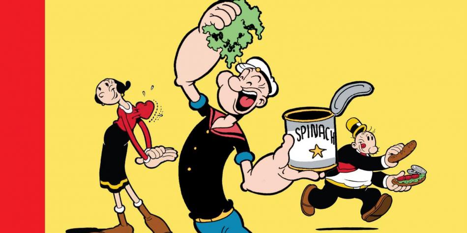 Popeye el marino cumple 90 años y sigue sacando músculo con espinacas