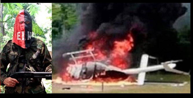 Eln confirma tener en su poder a tripulantes de helicóptero derribado