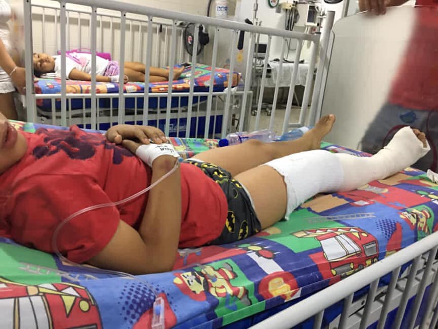 Motorizado arrolló a un niño y se dio a la fuga