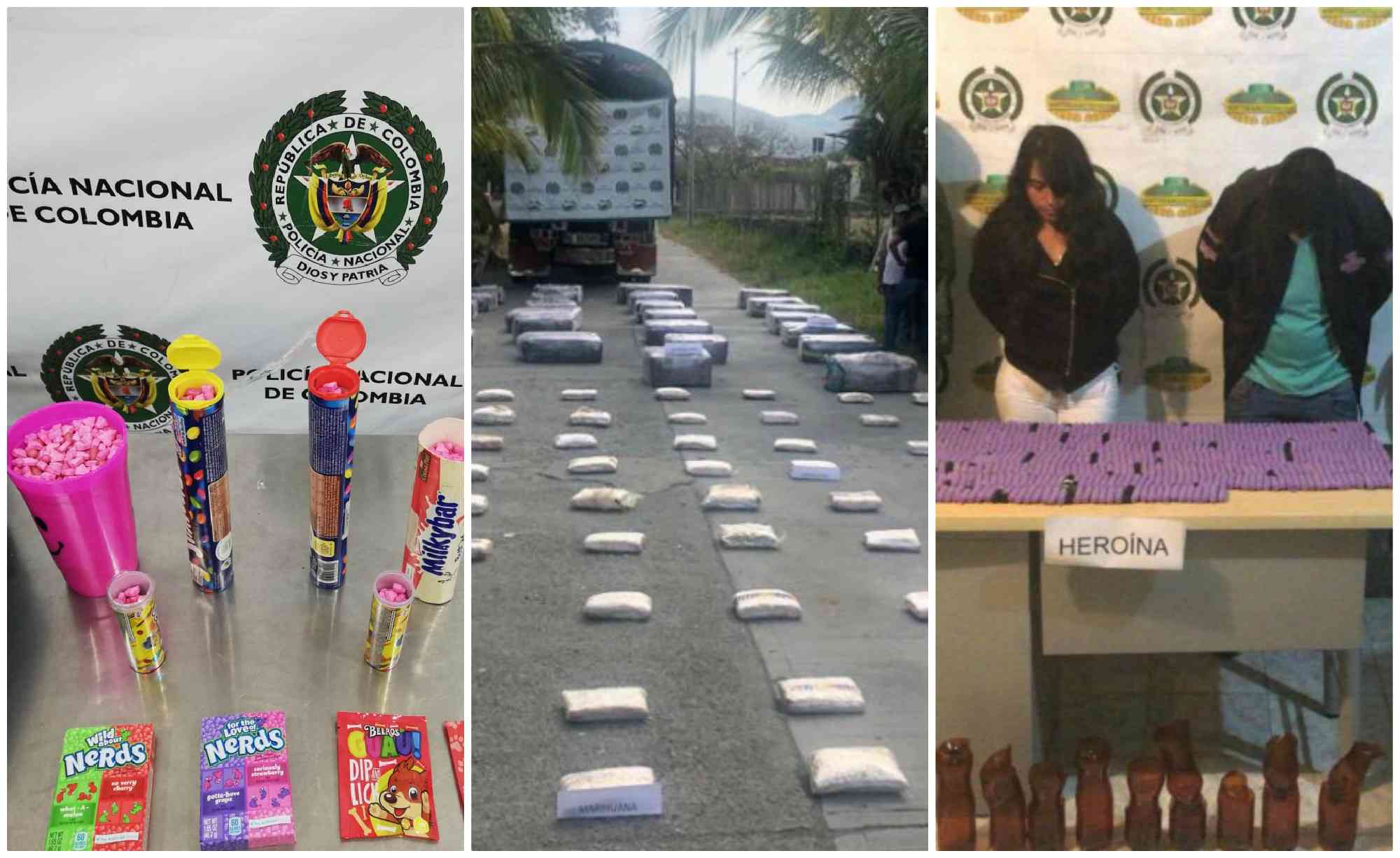 Coca, marihuana y éxtasis: un fin de semana de incautaciones en el suroeste del país