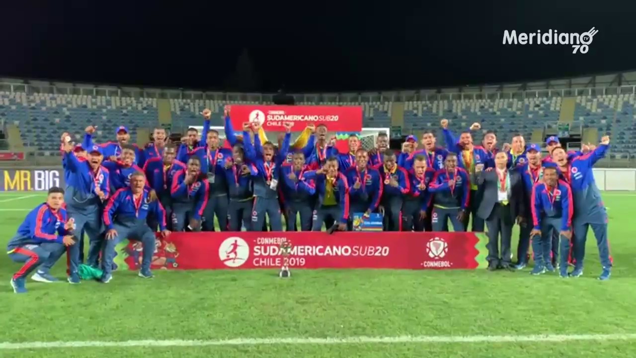 Así celebró Colombia sub 20 la clasificación