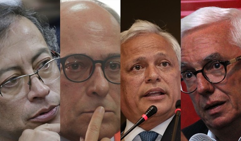 Opiniones de Petro, Gaviria, Andrade y Robledo sobre la situación que vive actualmente Venezuela