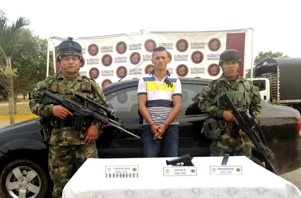 En Tame fue capturado alias «Chander», hombre sindicado de sicariato