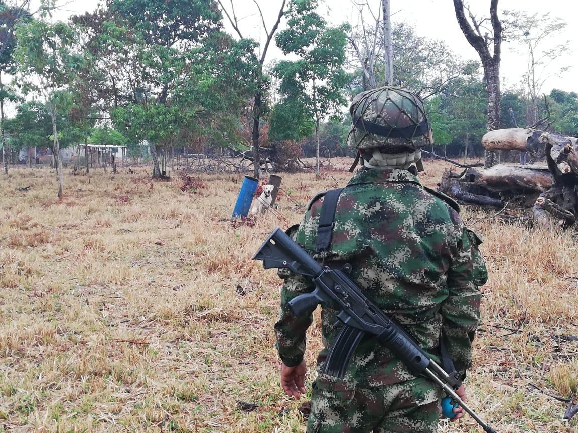 Ejército Nacional destruyó artefactos explosivos en Saravena