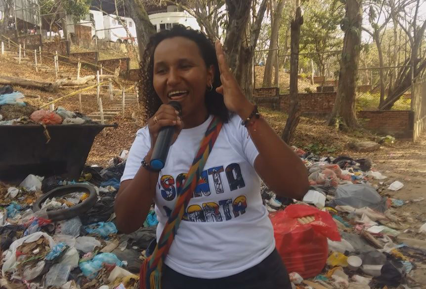 Esta mujer le cantó la tabla a los mandatarios de Arauca