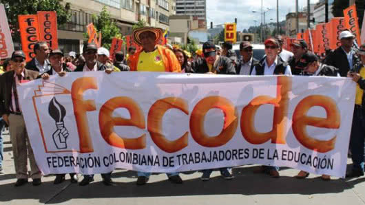 Fecode convocó a un paro nacional de 48 horas este martes 19 de marzo y el miércoles 20