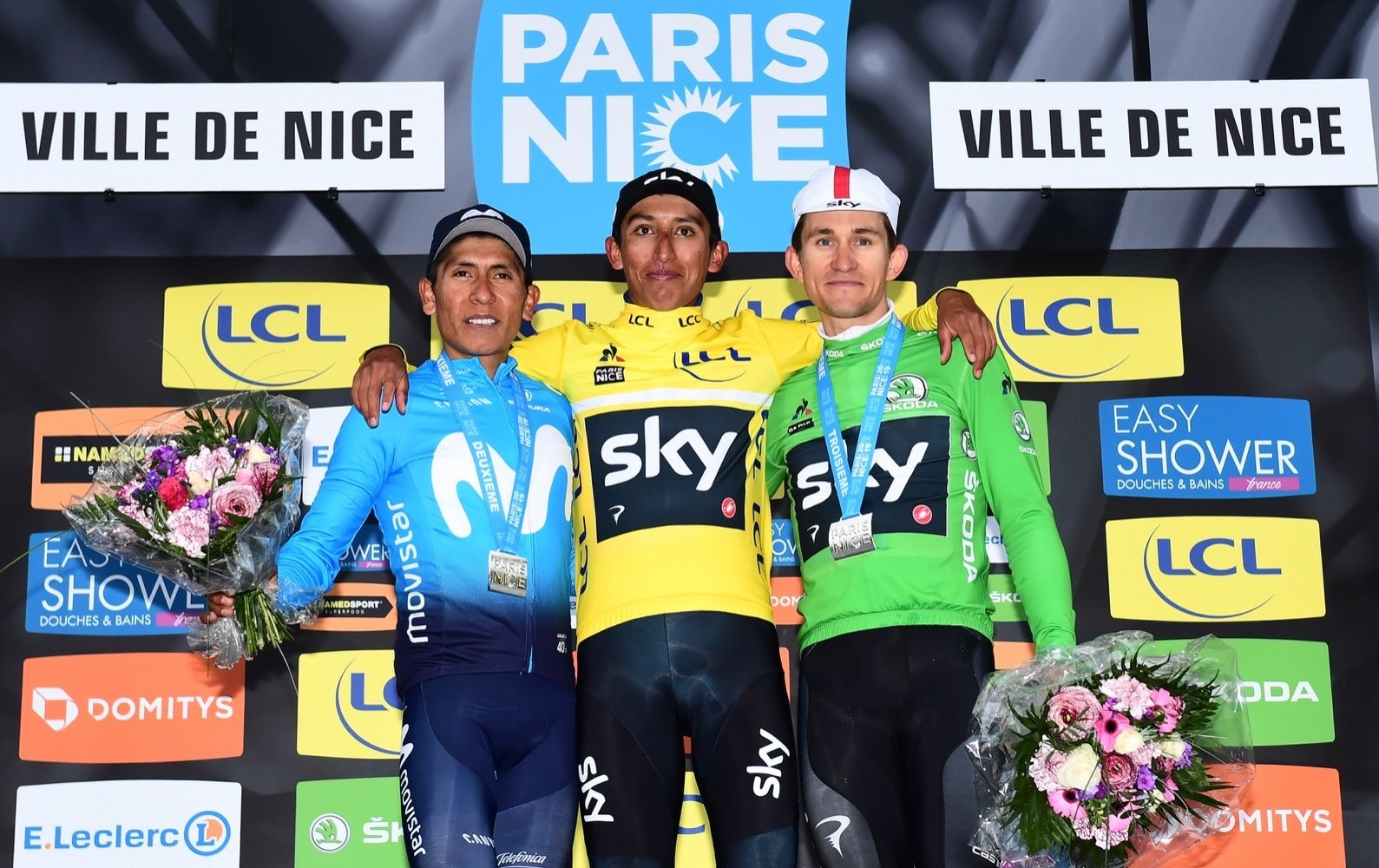 Uno dos para Colombia en la París Niza; Egan Bernal campeón!