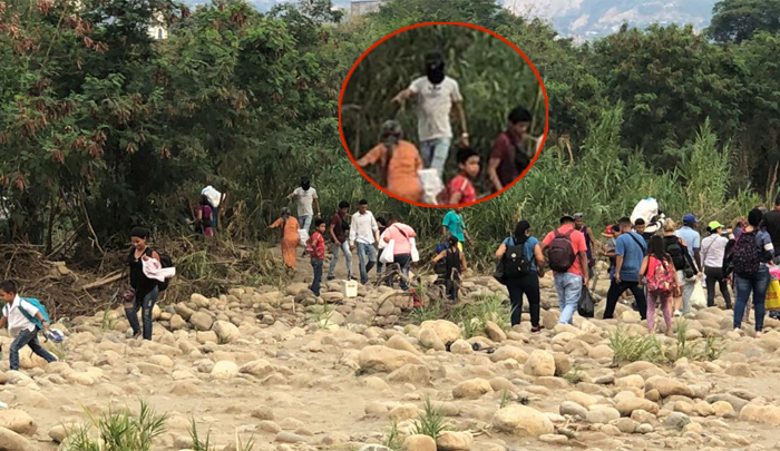 Encapuchados de “los colectivos” chavistas controlan pasos por trochas