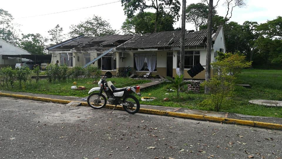 Fueron 30 los cilindros bomba lanzados contra el Batallón en Saravena