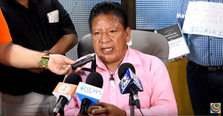 El Gobierno no tiene el coraje para afrontar la amenaza «Yankee»: Líder indígena