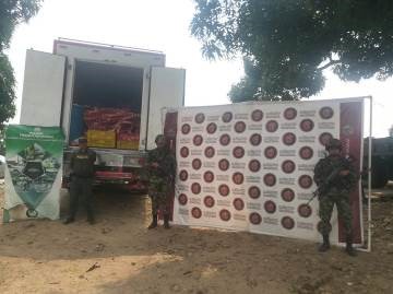 Autoridades dan duro golpe al contrabando de carne en Tame