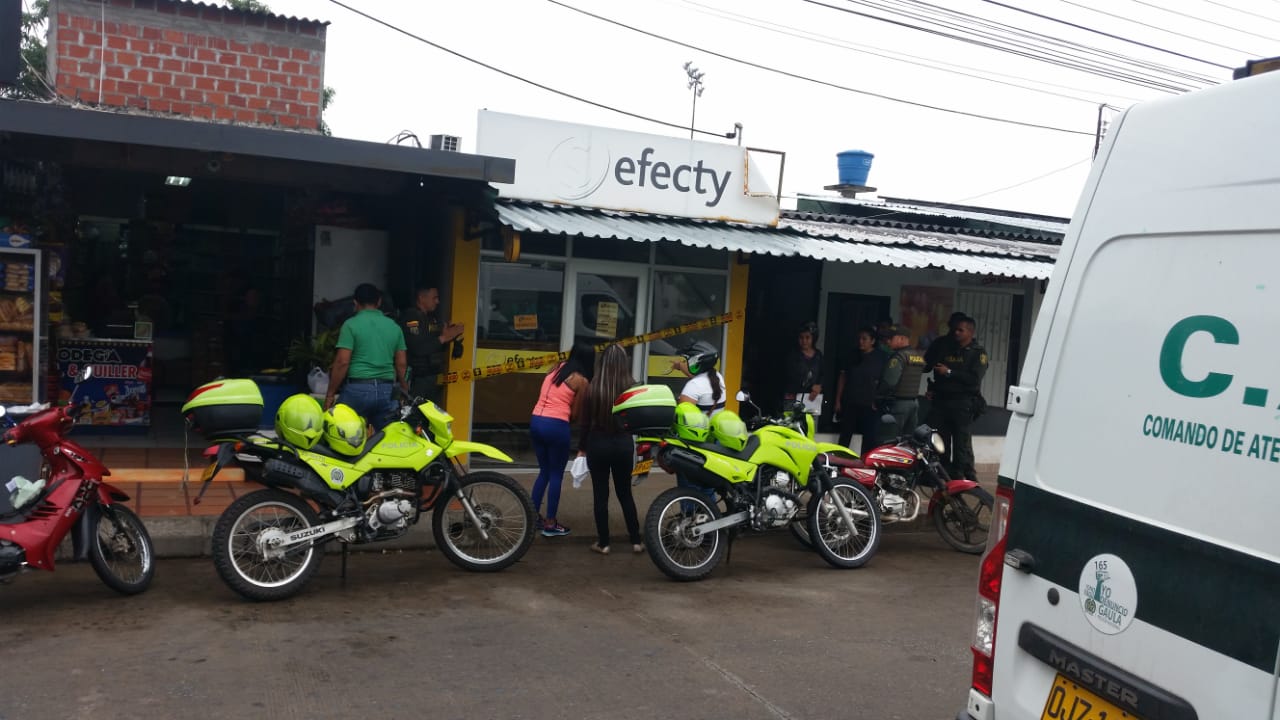 Ladrones hurtaron dentro de un “Efecty” en el municipio de Arauca