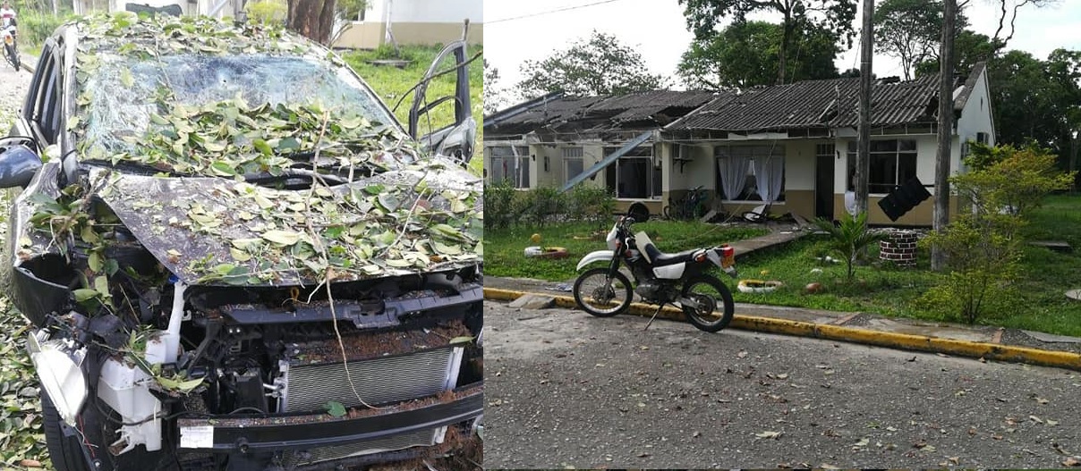 Guerrilla ataca con armas no convencionales al Revéiz Pizarro