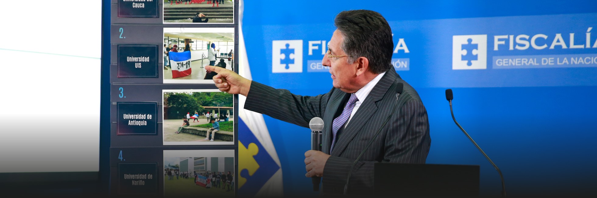 Fiscal general denuncia presencia de grupos armados organizados en universidades públicas