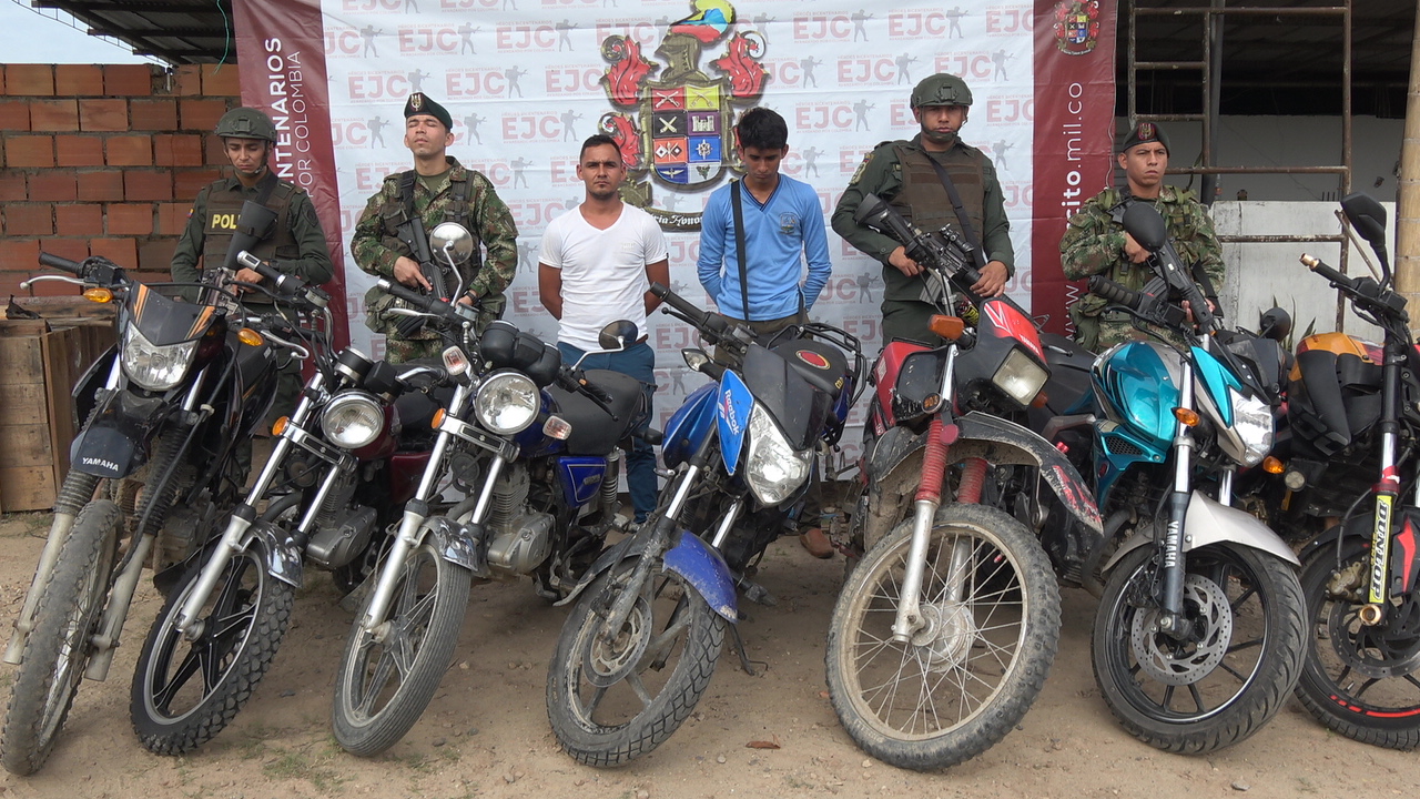 Fueron recuperadas siete motocicletas que habían sido hurtadas