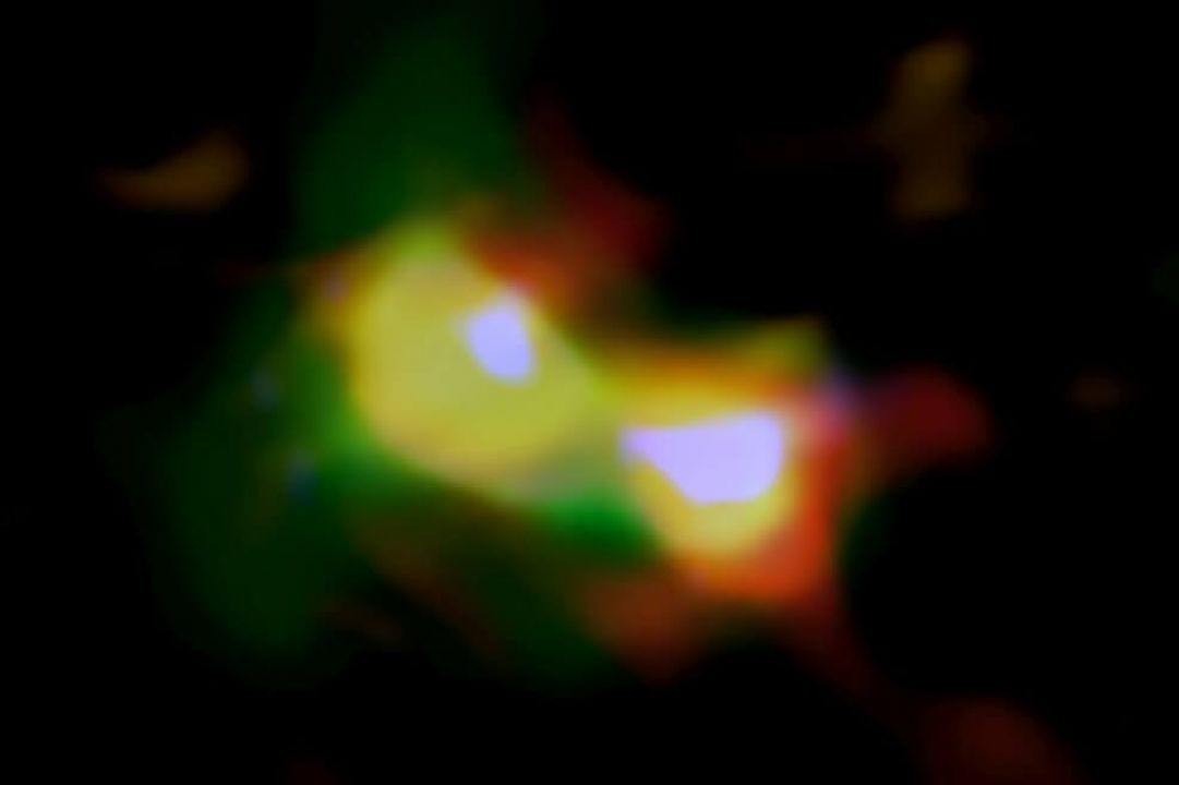 Colisión de galaxias