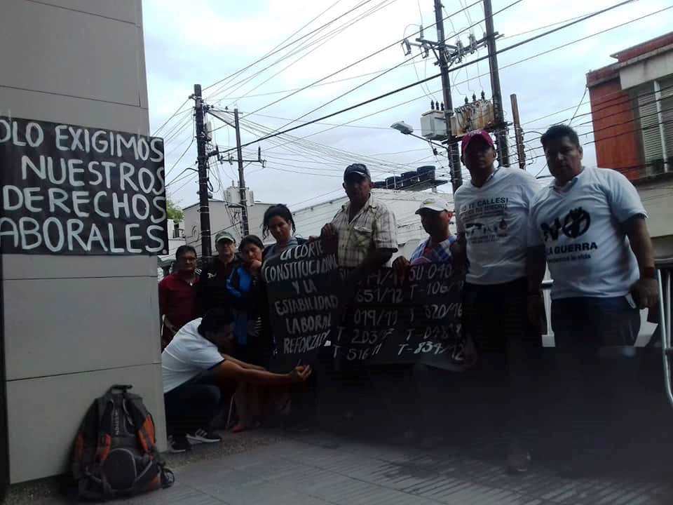 Trabajadores en condiciones de discapacidad protestaron en oficinas de MinTrabajo Arauca