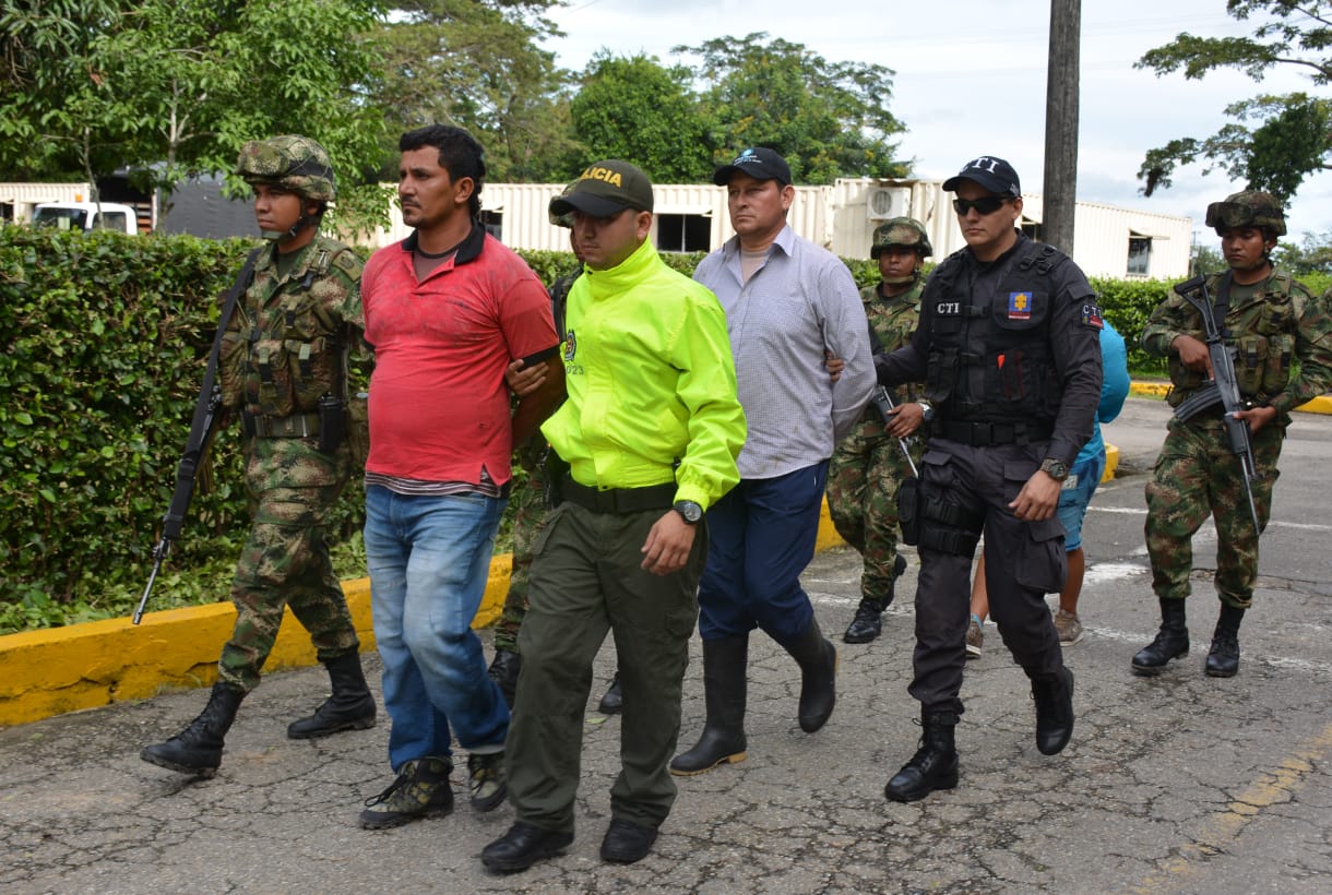 Ejército Nacional capturó a dos presuntos integrantes del grupo armado organizado residual en Arauca