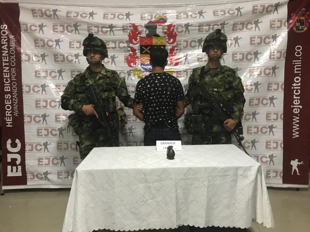 Ejército Nacional capturó a alias  «El Zorro» explosivista del Gao Residual Estructura Primera