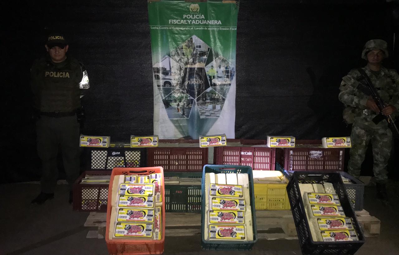 400 kilos de queso incautados por la Polfa en el municipio de Tame