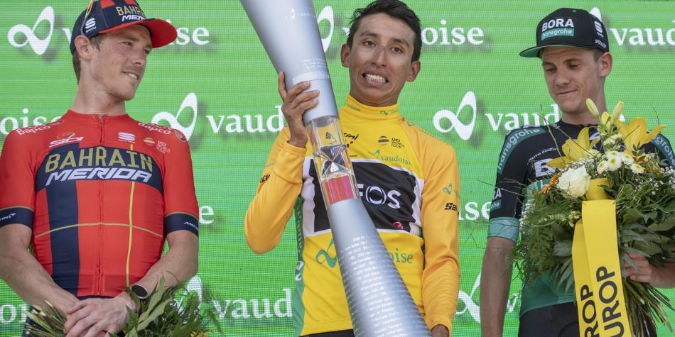 Egan Bernal, campeón en la Vuelta a Suiza