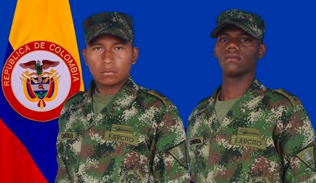 Dos soldados de la costa, víctimas de atentado contra patrulla militar en Arauca