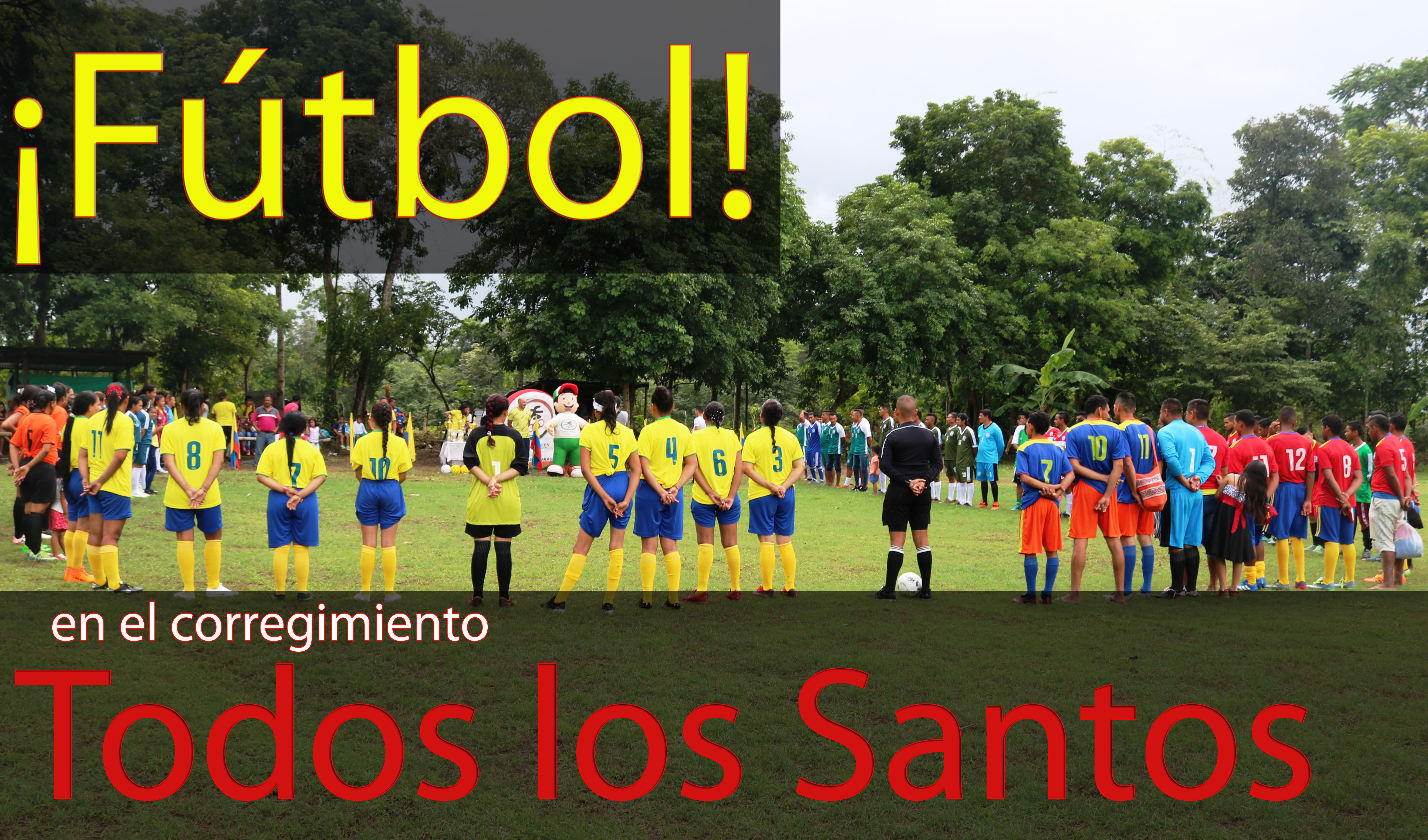 Inició campeonato de fútbol  en Todos los Santos