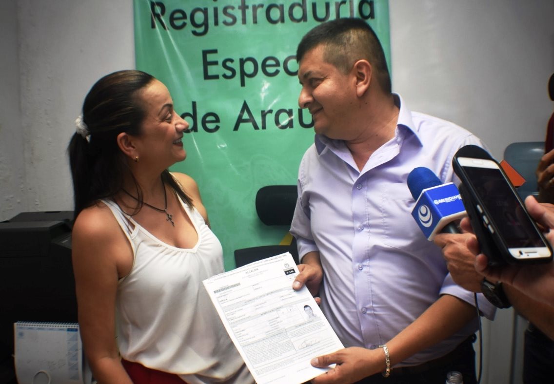 Edgar Tovar ya inscribió su candidatura a la Alcaldía de Arauca