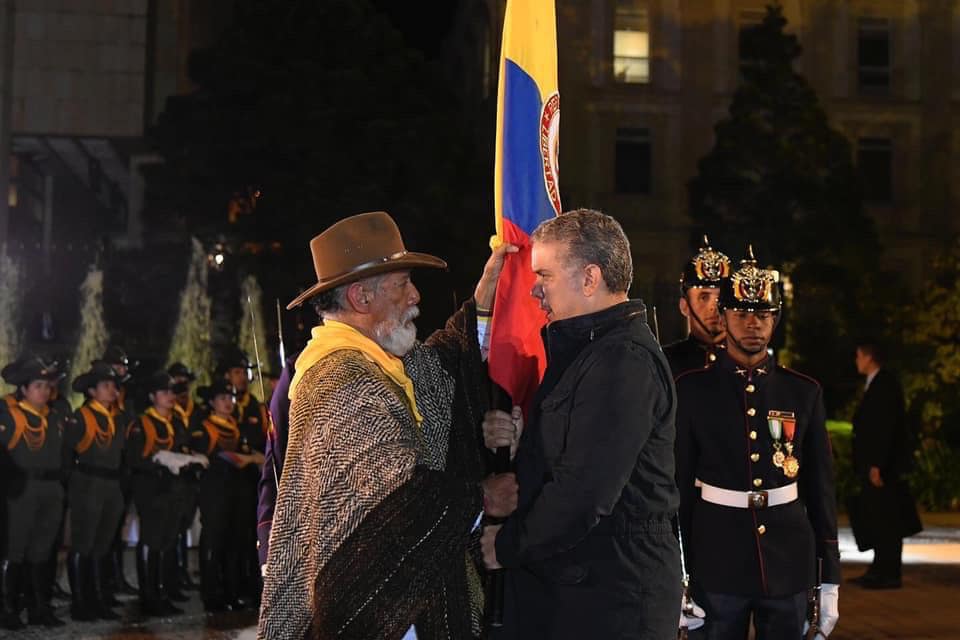 Caminantes llegan a Bogotá