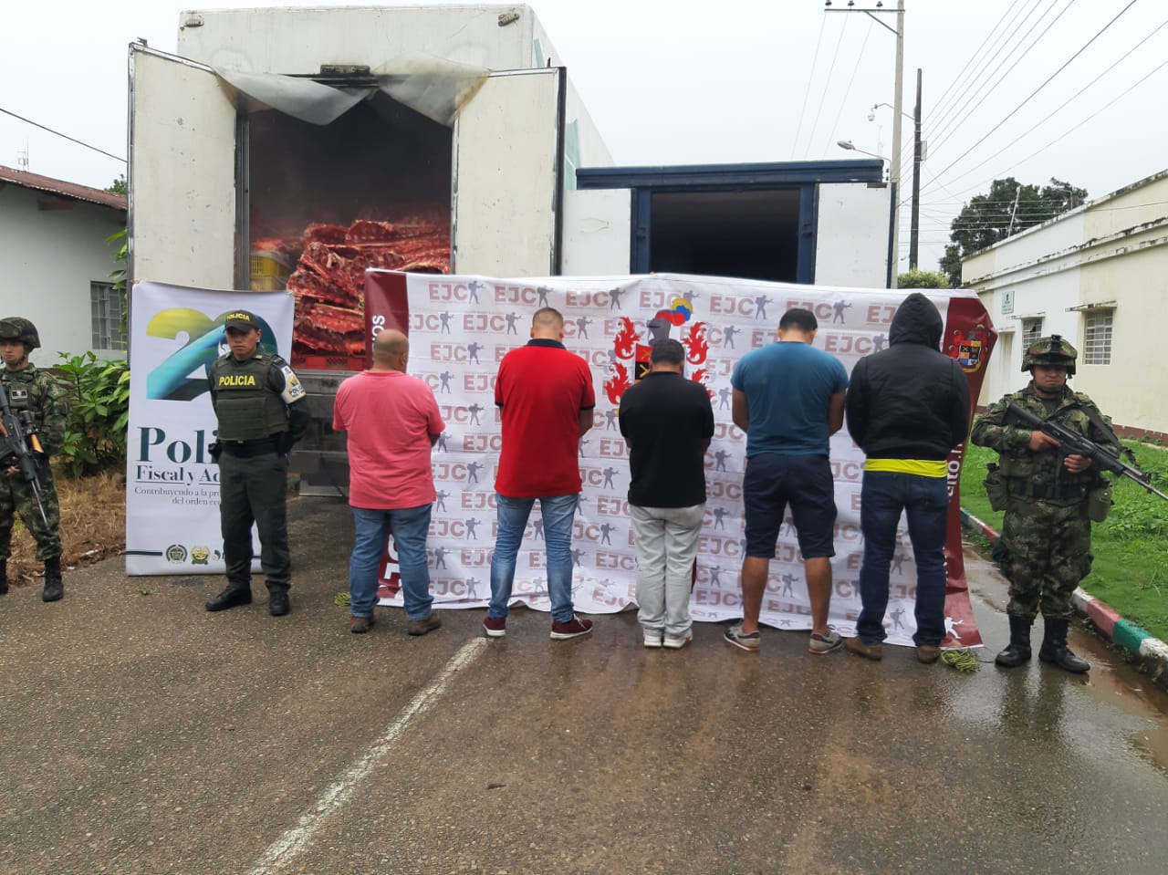 Fueron incautadas 21 toneladas de carne en el municipio de Tame
