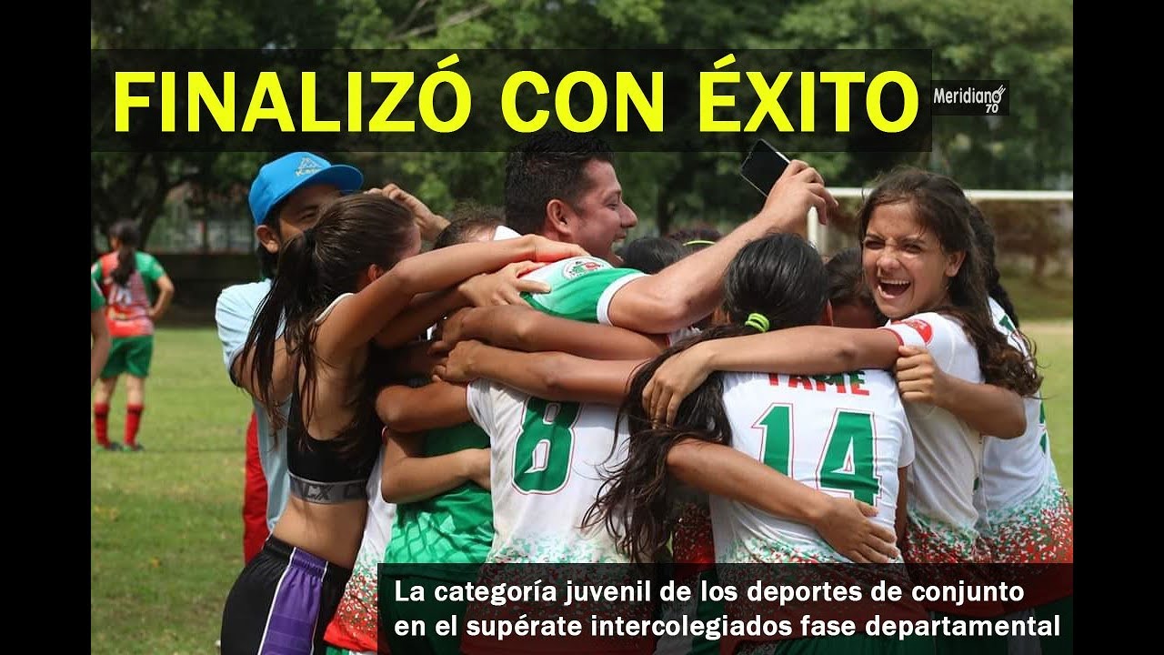 Estos son los ganadores de la categoría juvenil del supérate departamental