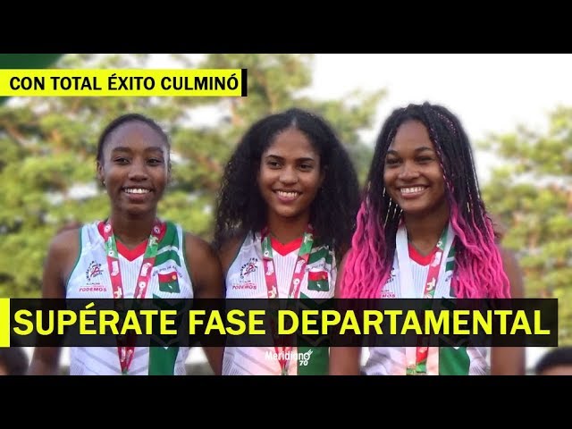 Balance fase departamental de los Juegos Supérate Intercolegiados