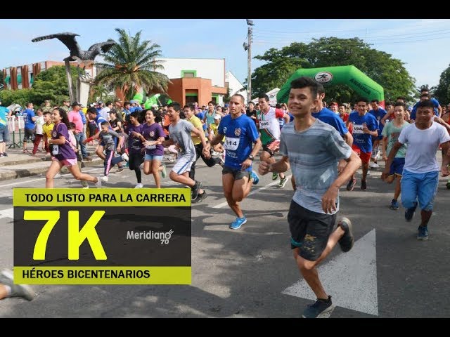 Todo listo para la carrera 7K Héroes Bicentenarios