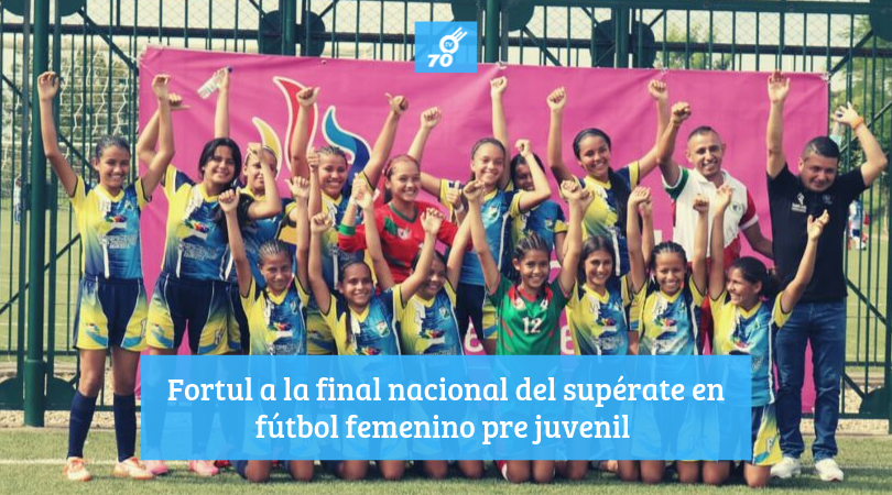 Fortul a la final nacional del supérate en fútbol femenino pre juvenil