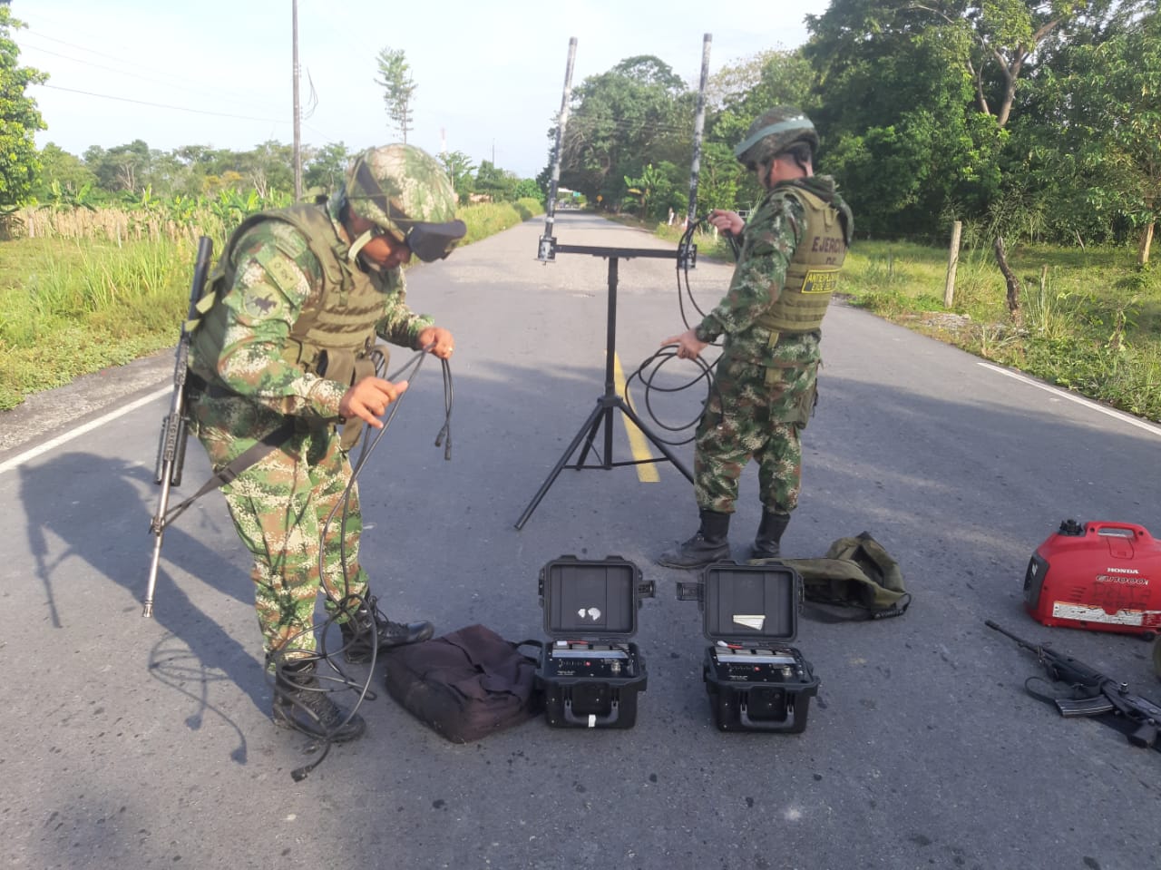 Ejército Nacional destruyó artefactos explosivos en el departamento de Arauca