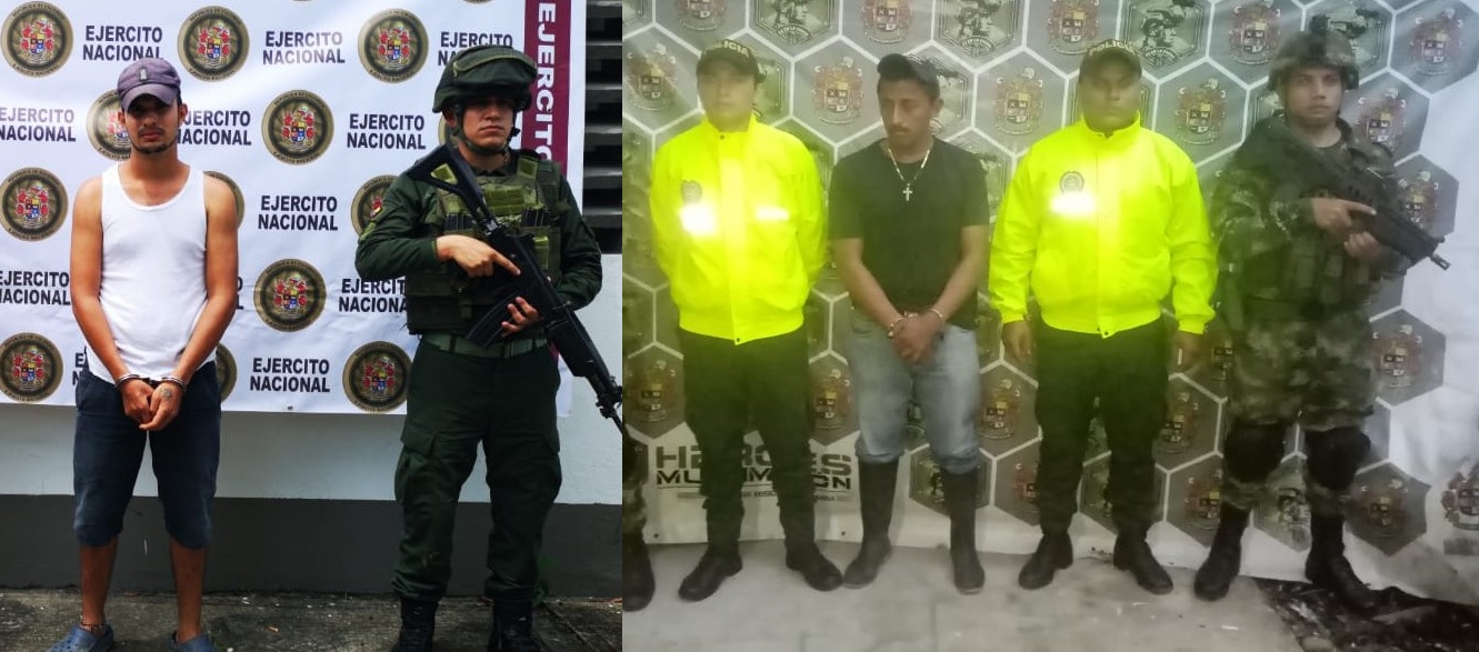 Ejército Nacional capturó a alias Gutiérrez y alias Jonathan  explosivistas del Eln