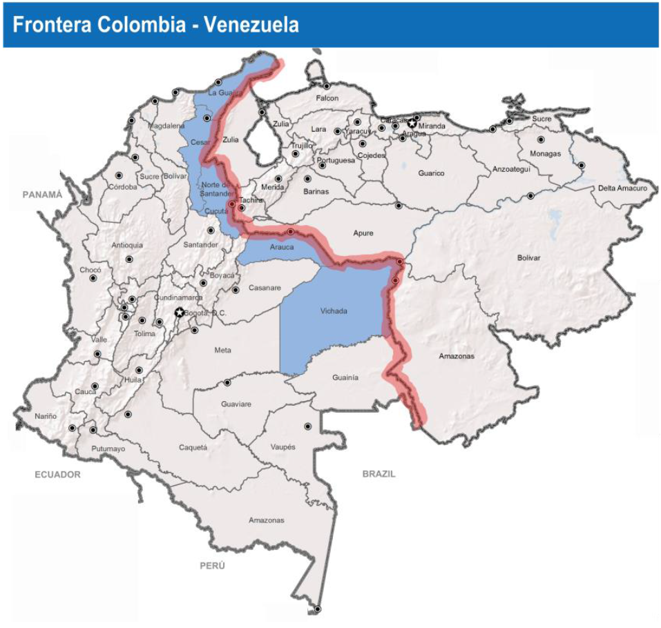 El jueves se cerrará la frontera con Venezuela por elecciones