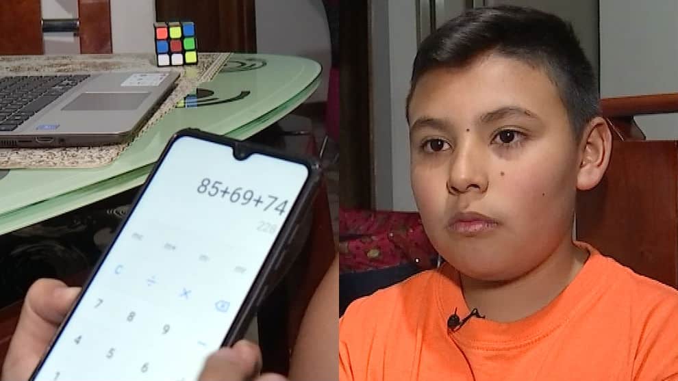 Historia del niño genio de Zipaquira capaz de sumar 250 números en segundos