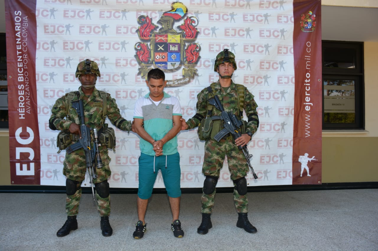 Capturado alias “Peluco” señalado de ser integrante de las disidencias de las Farc