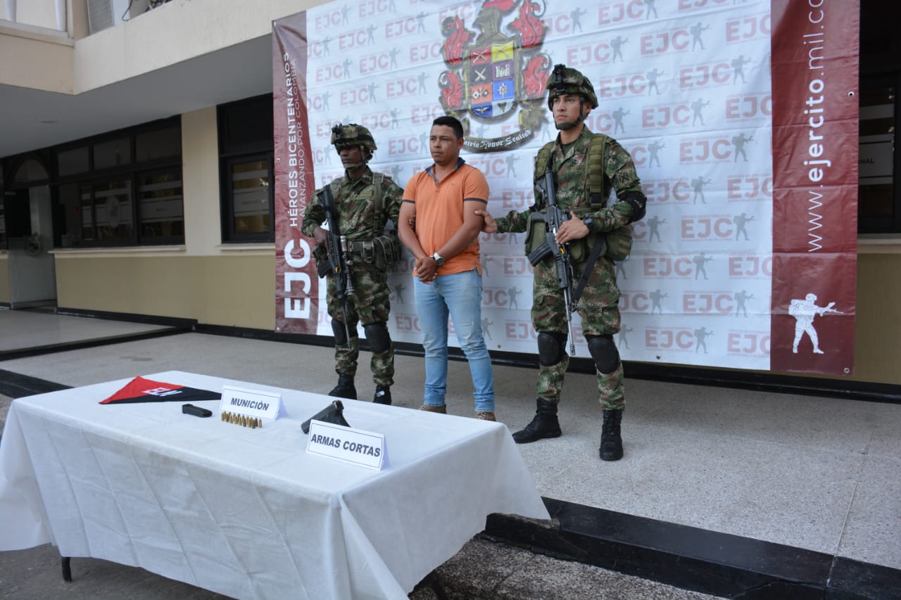 Por rebelión, terrorismo y homicidio fue capturado alias «Pipias» o «Gordillo» del ELN