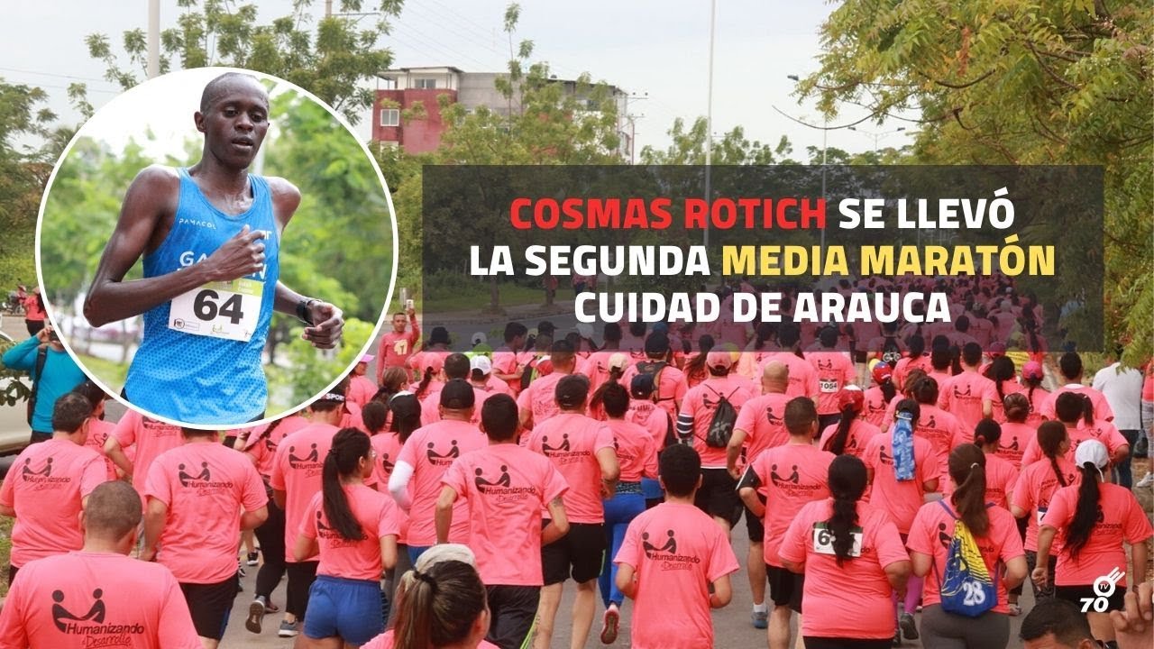 El Keniata Cosmas Rotich se llevó la Media Maratón Ciudad de Arauca