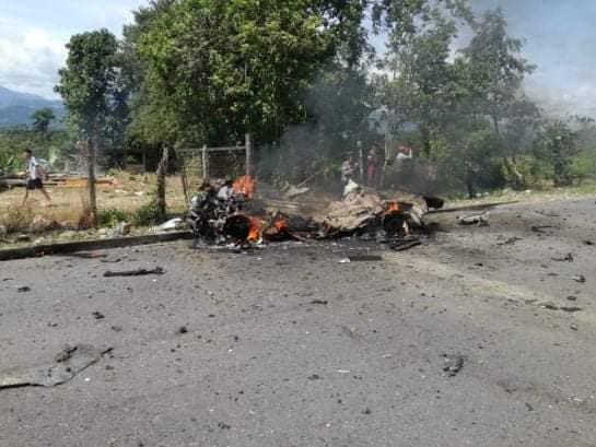 Explosión de carro bomba en Cubará pudo haber causando una tragedia
