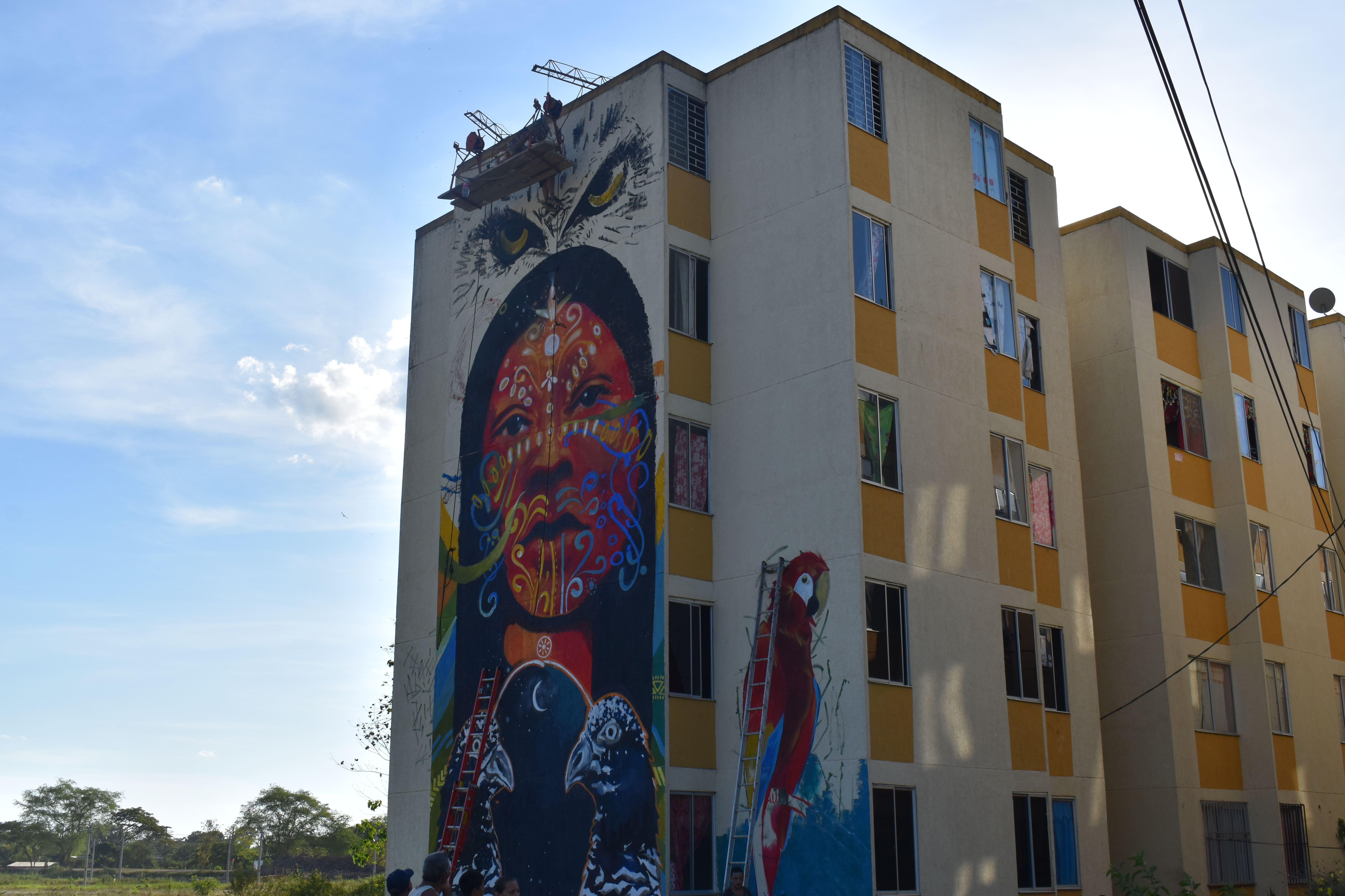 A través de murales se quiere contar la memoria de los pueblos indígenas de Arauca